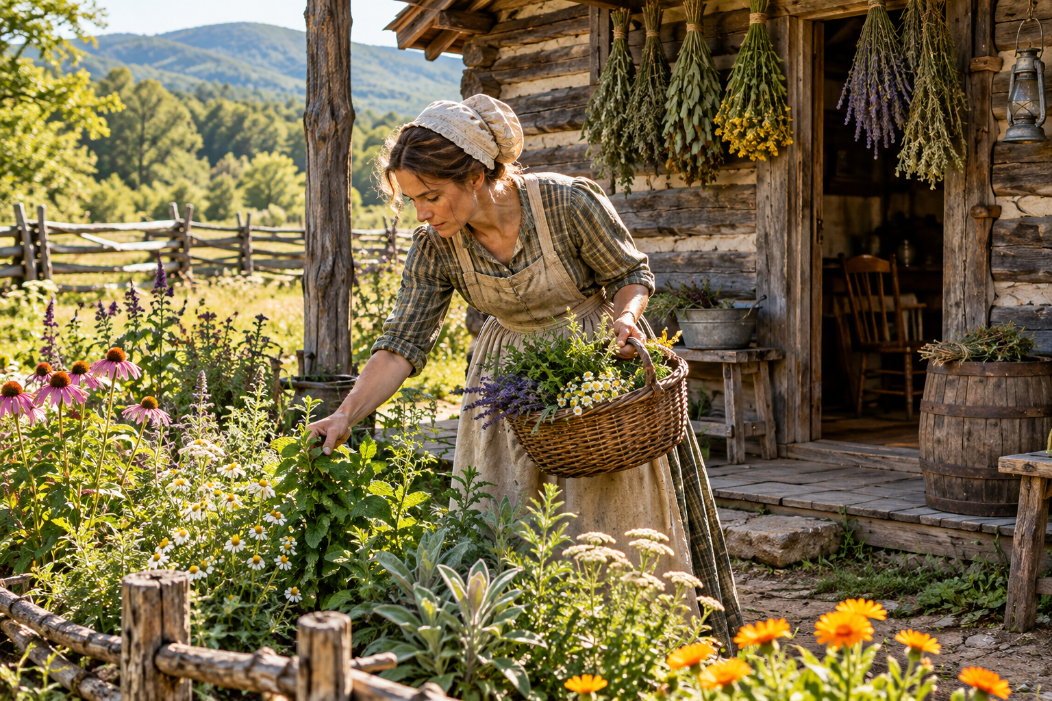 12 Medicinal Plants American Pioneers Grew: Forgotten Remedies of the 1800s